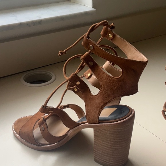 Dolce Vita 3.5” Stacked Gladiator SuedeSandals - Picture 2 of 8